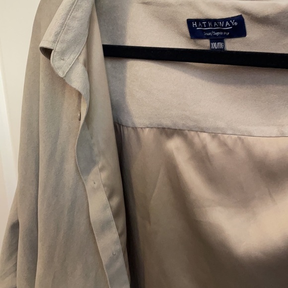 Vintage oversized suede button up - Picture 2 of 2